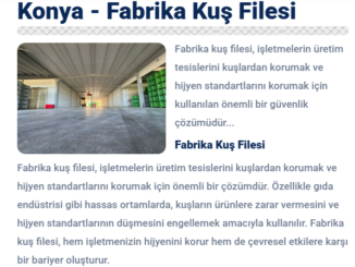 konya kuş filesi