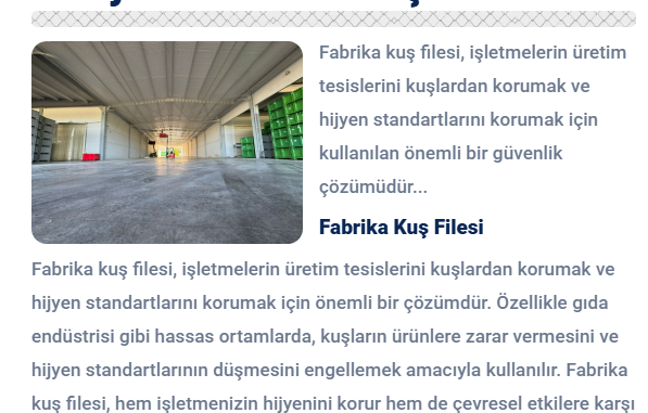 konya kuş filesi